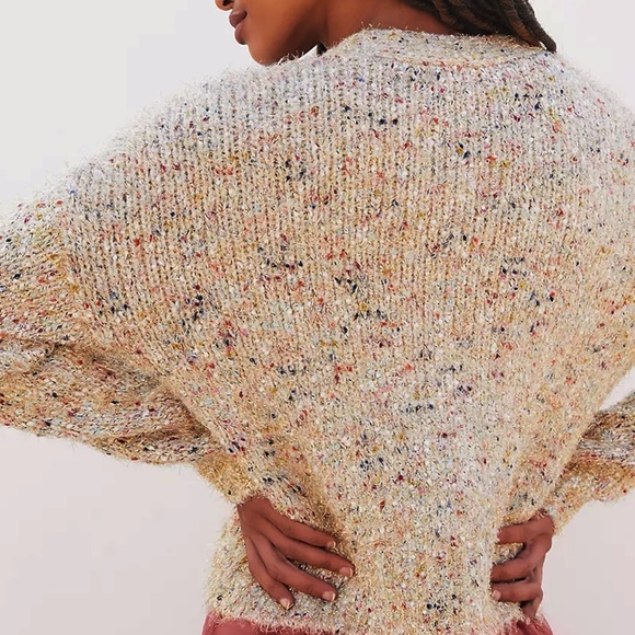 Anthropologie Festive Twinkle Confetti Cardigan - Picture 4 of 8